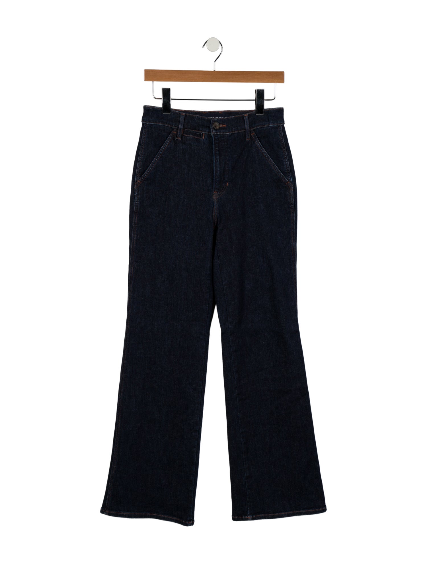 Veronica Beard High-Rise Wide Leg Jeans