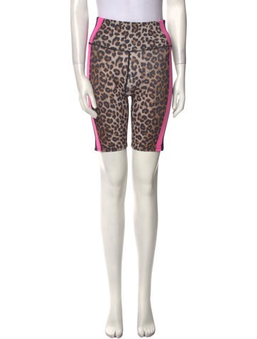 Veronica Beard Shorts Animal Print Mini S