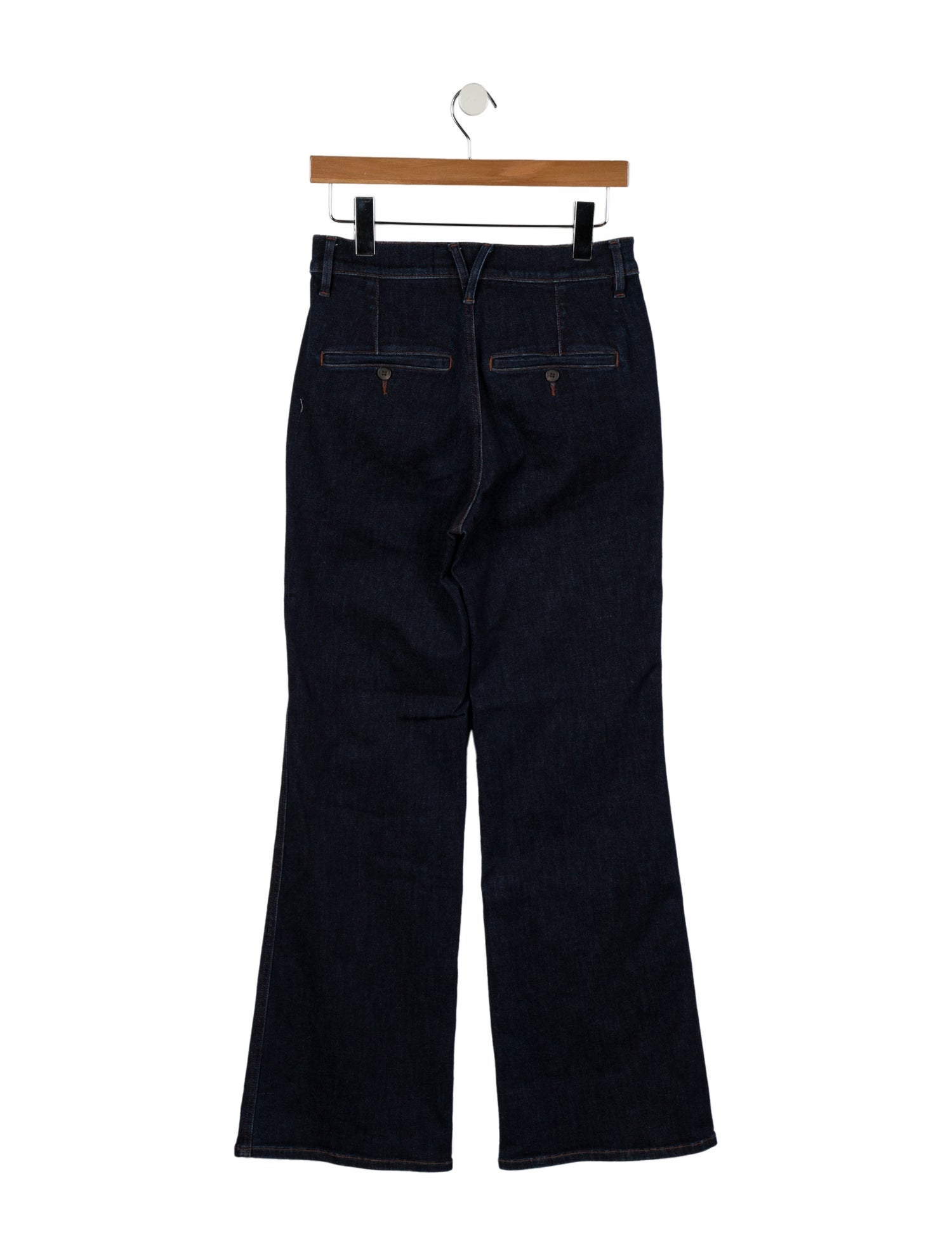Veronica Beard Mid-Rise Wide Leg Jeans