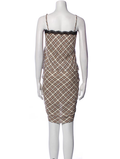 Veronica Beard Plaid Print Skirt Set