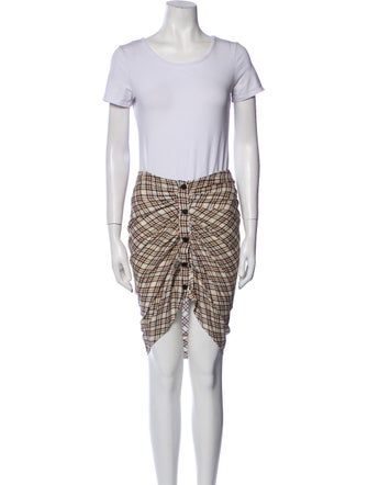 Veronica Beard Plaid Print Skirt Set