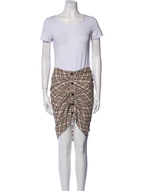 Veronica Beard Plaid Print Skirt Set