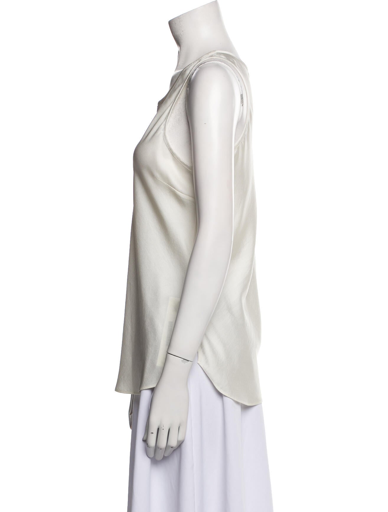 Veronica Beard Scoop Neck Sleeveless Top