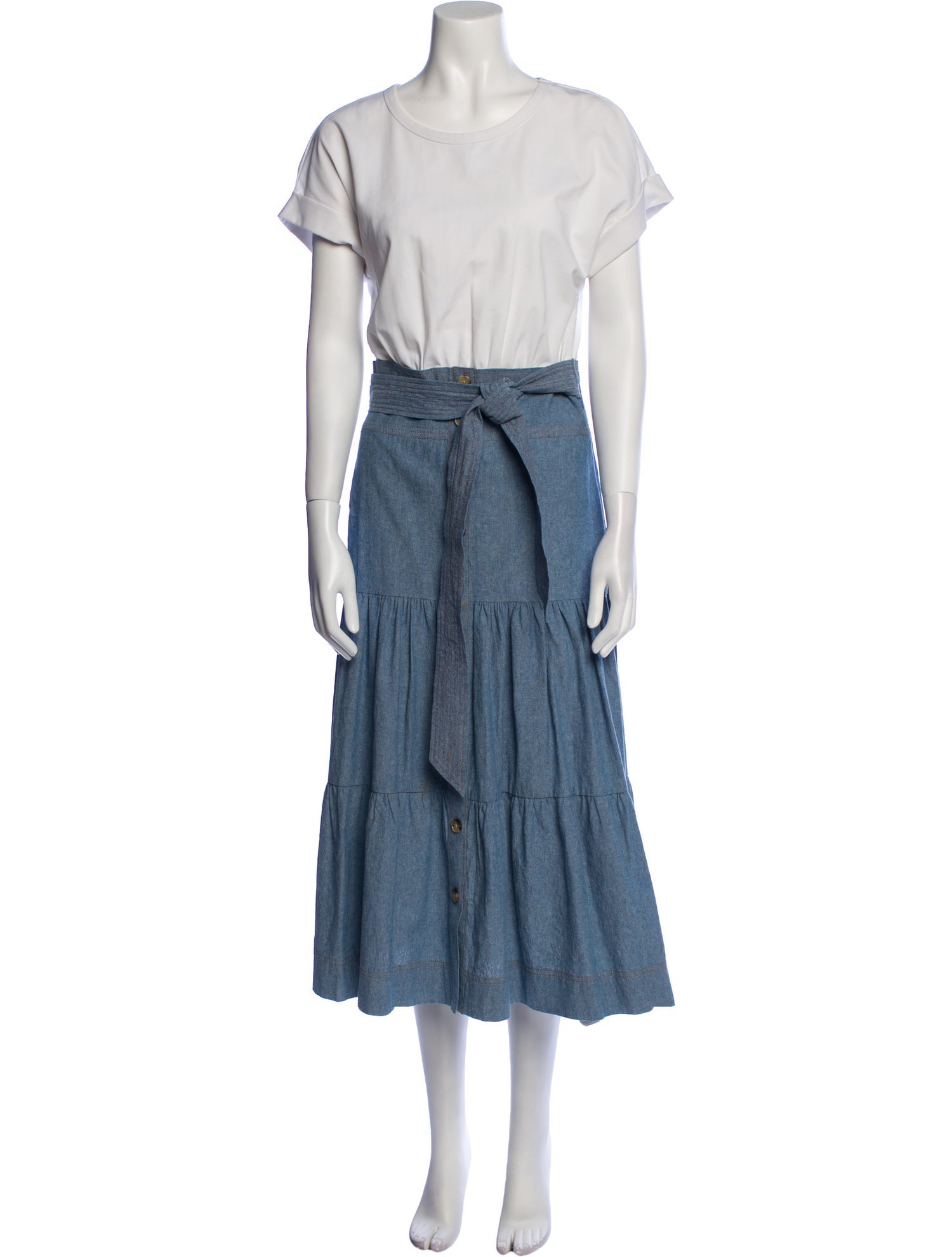 Veronica Beard Jeans Midi Length Dress