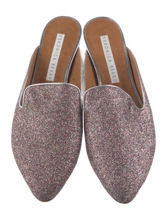 Veronica Beard Glitter Glitter Accents Mules