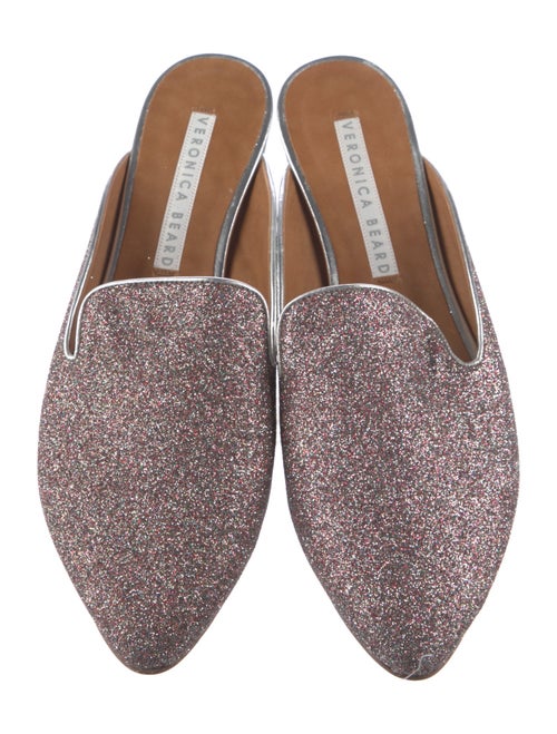 Veronica Beard Glitter Glitter Accents Mules