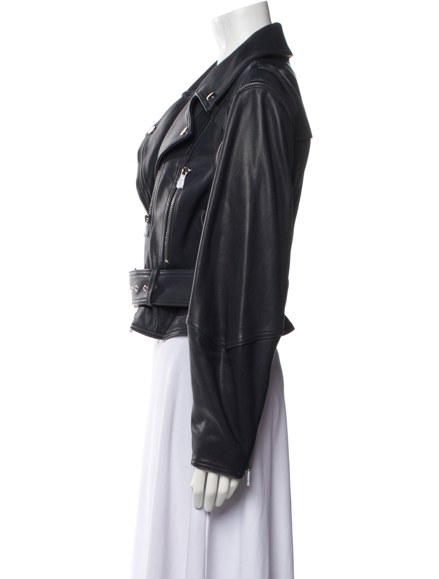 Veronica Beard Leather Biker Jacket w/ Tags