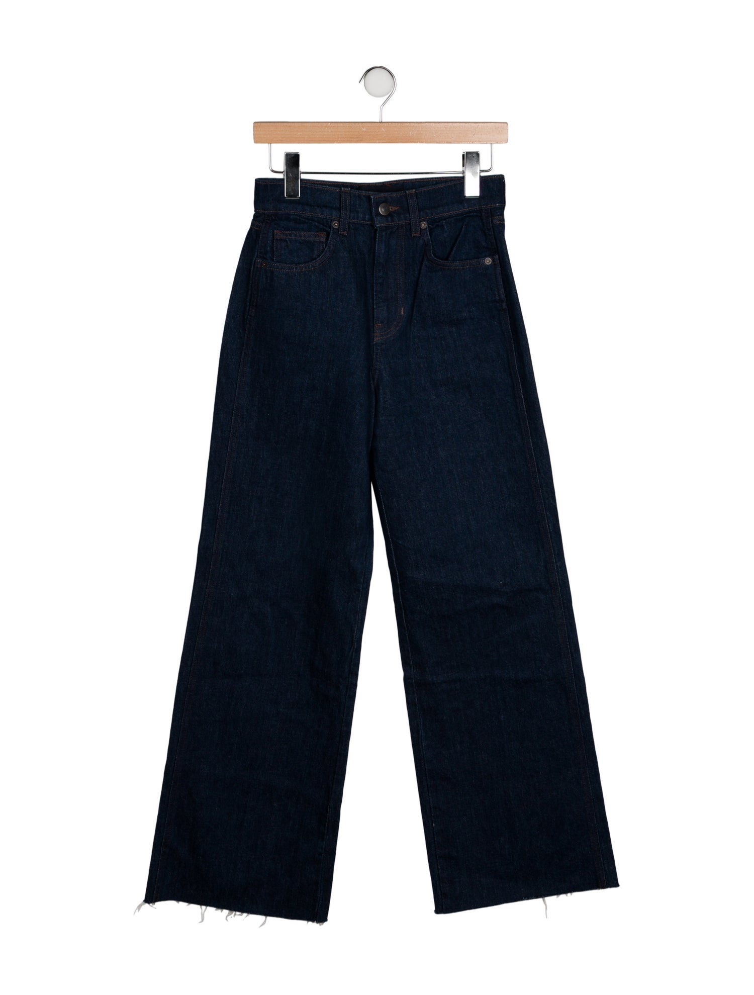 Veronica Beard High-Rise Wide Leg Jeans