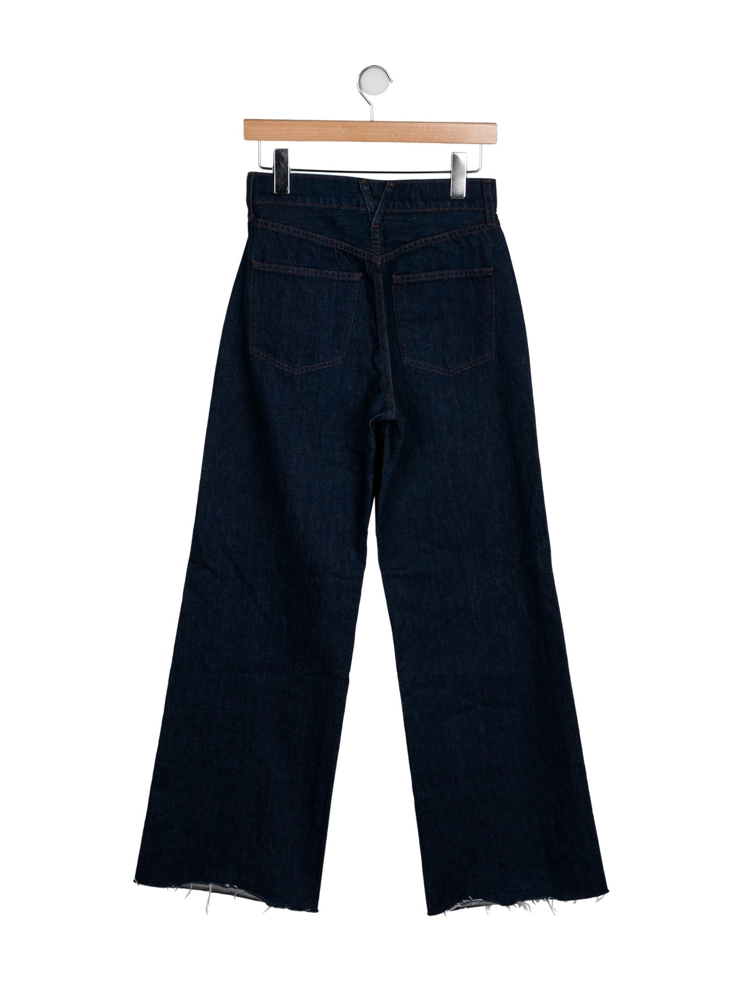 Veronica Beard High-Rise Wide Leg Jeans