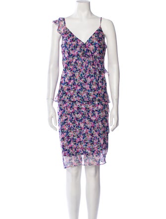 Veronica Beard Silk Printed Skirt Set