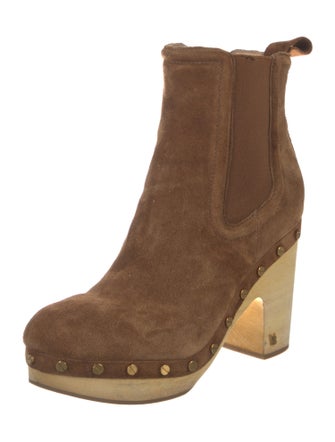 Veronica Beard Suede Chelsea Boots