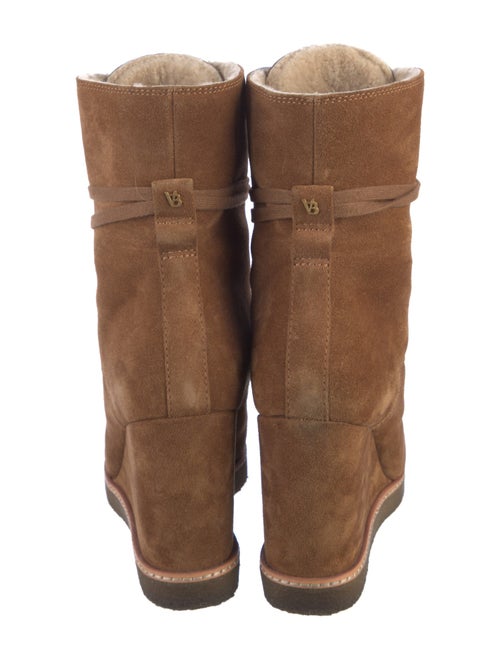 Veronica Beard Suede Lace-Up Boots