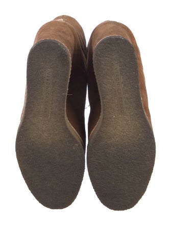 Veronica Beard Suede Lace-Up Boots