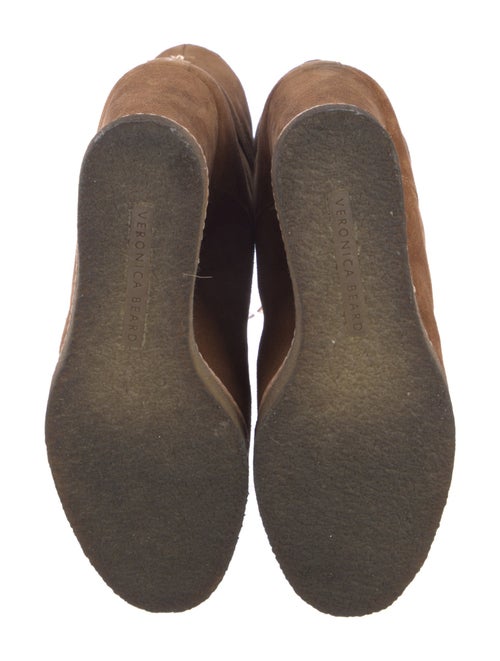 Veronica Beard Suede Lace-Up Boots