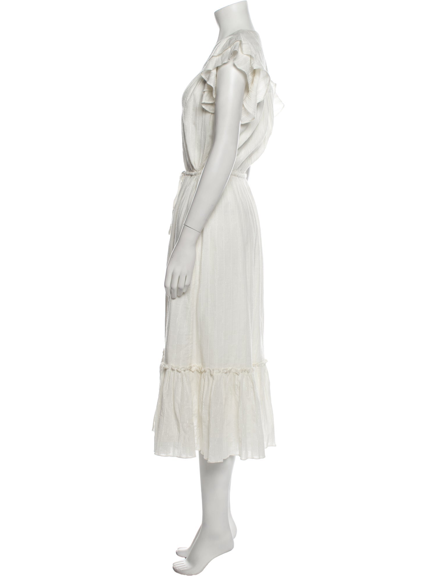 Veronica Beard V-Neck Long Dress