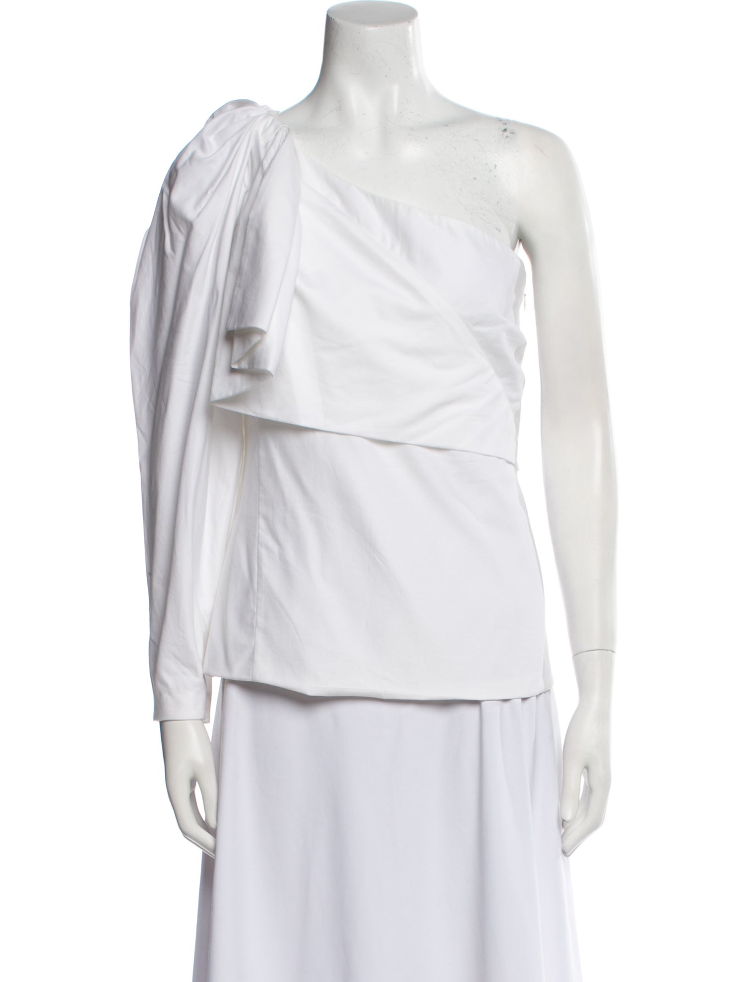 Stella McCartney One-Shoulder Sleeveless Blouse