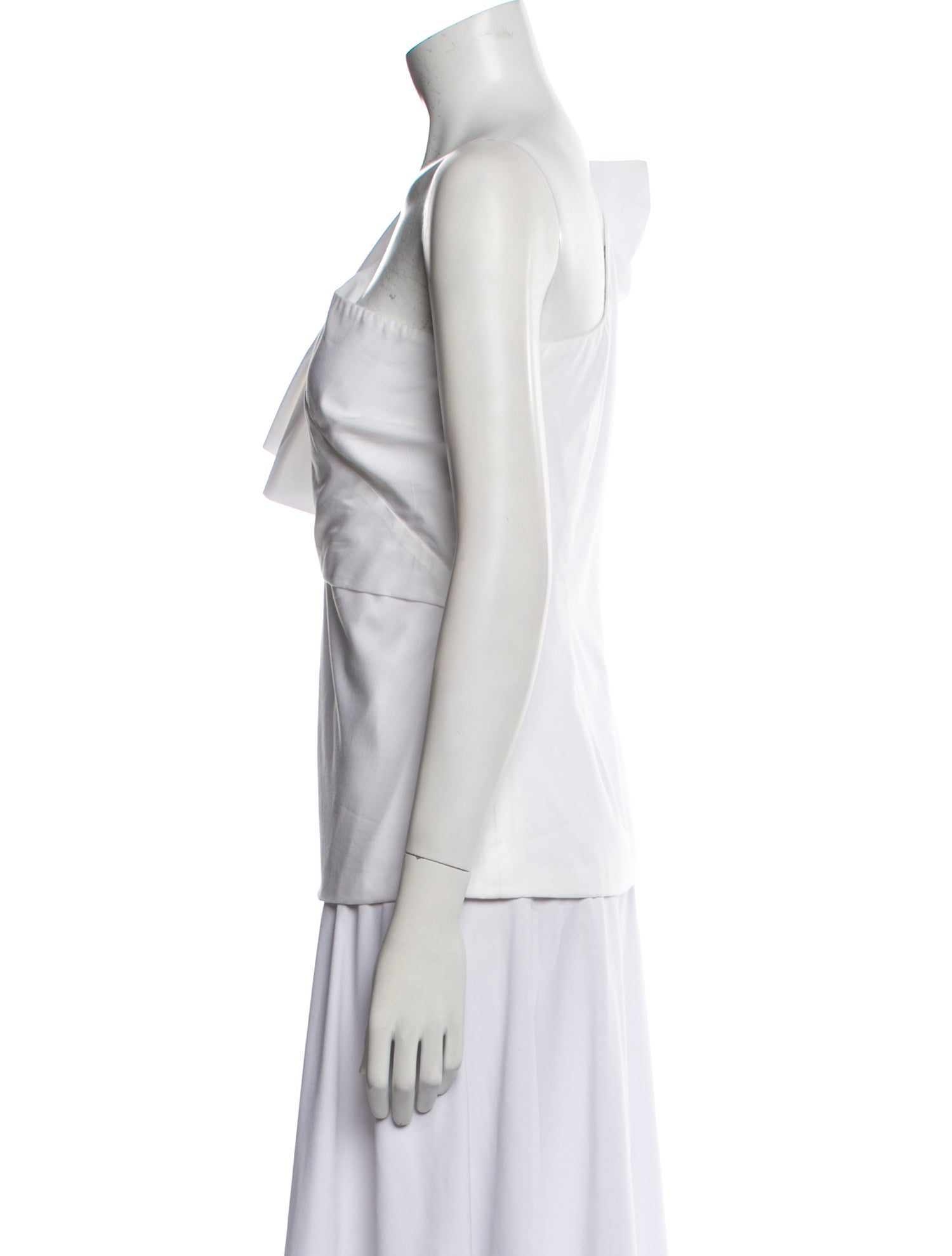 Stella McCartney One-Shoulder Sleeveless Blouse