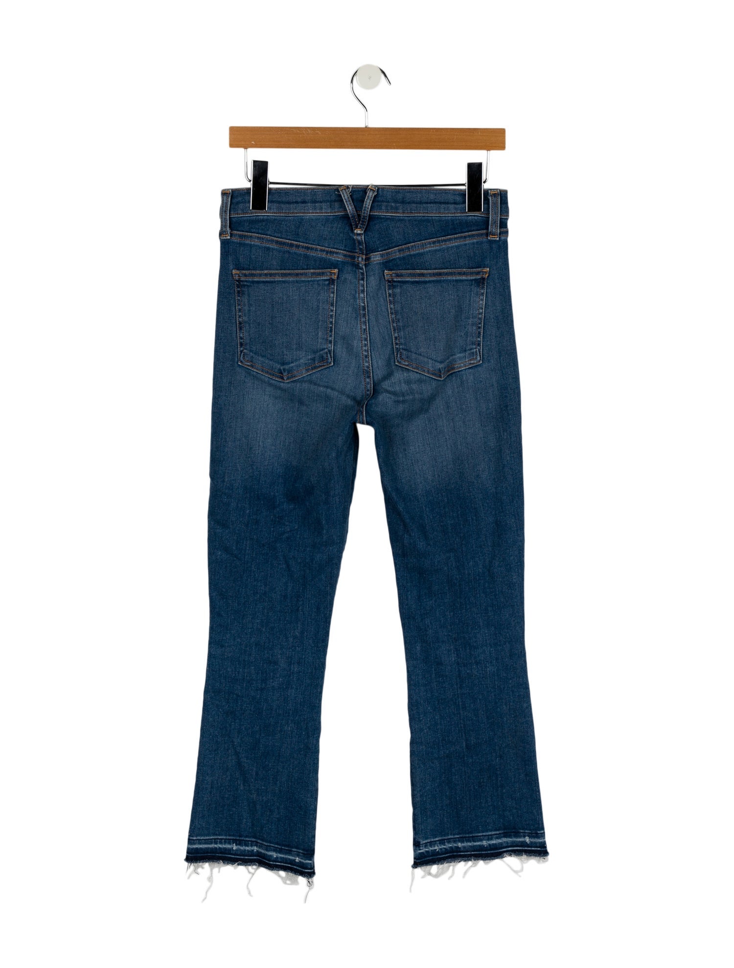 Veronica Beard Mid-Rise Straight Leg Jeans