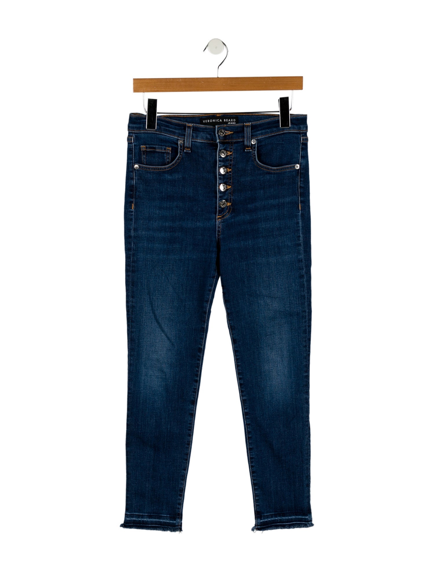 Veronica Beard Mid-Rise Skinny Leg Jeans