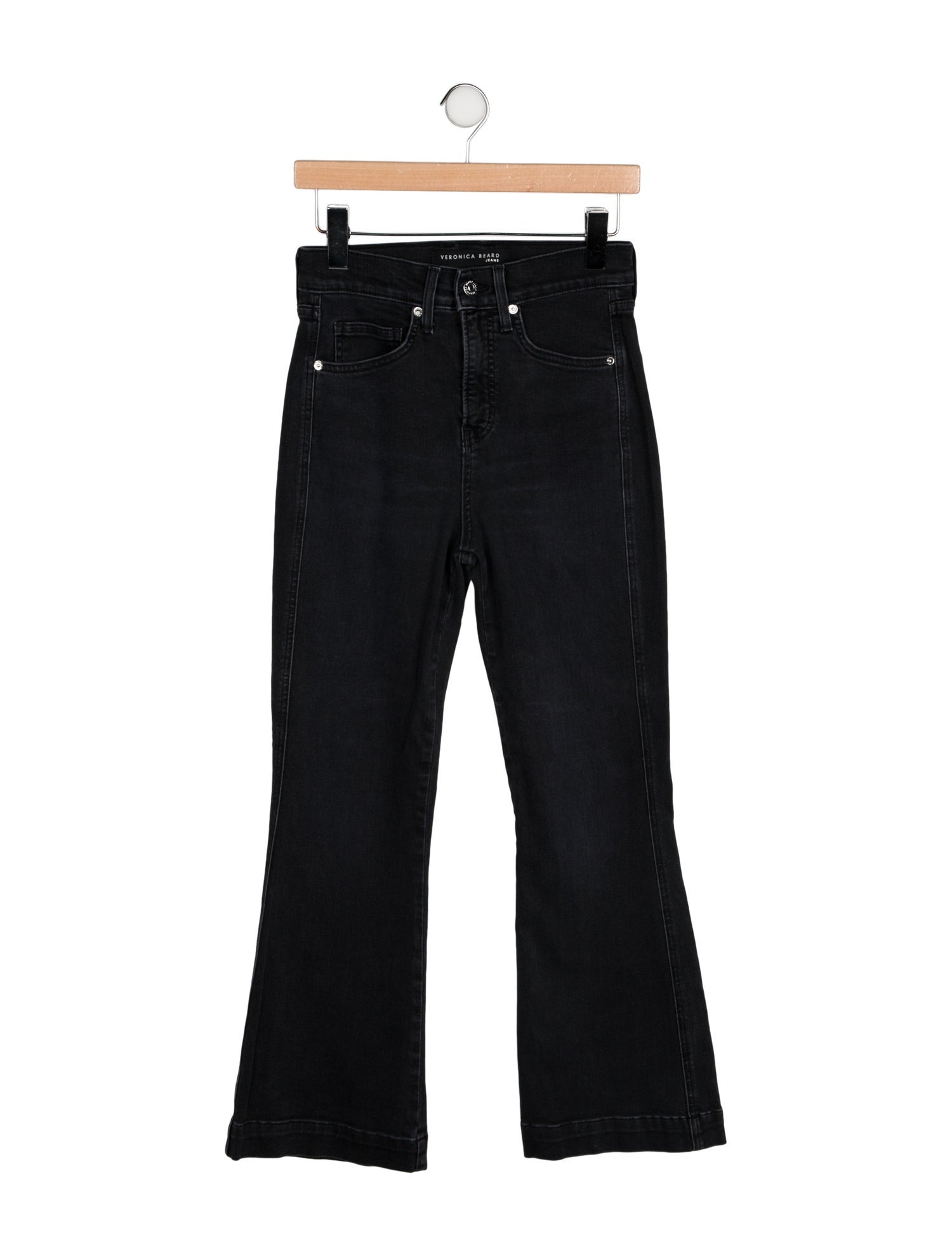 Veronica Beard High-Rise Wide Leg Jeans