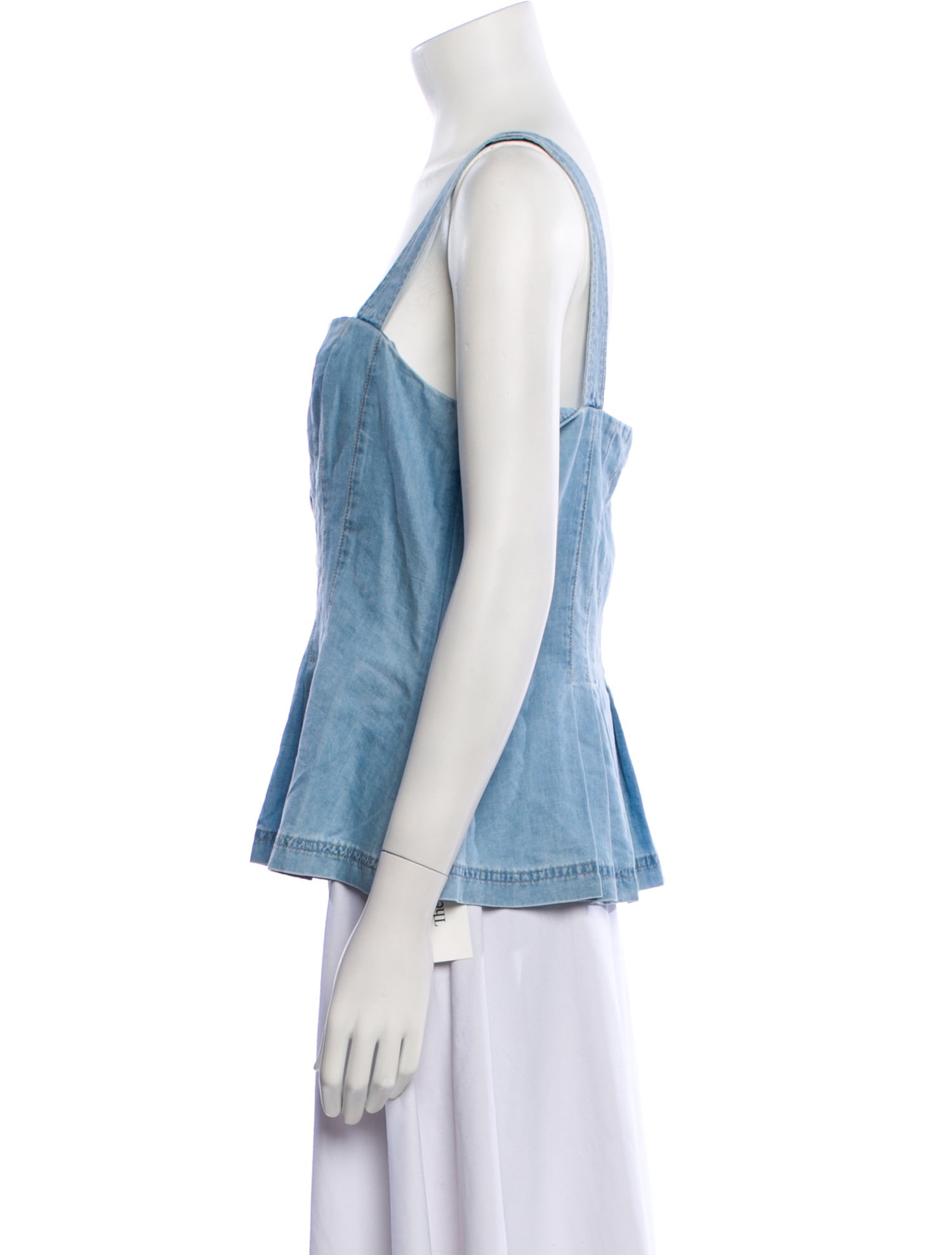 Veronica Beard Square Neckline Sleeveless Top w/ Tags