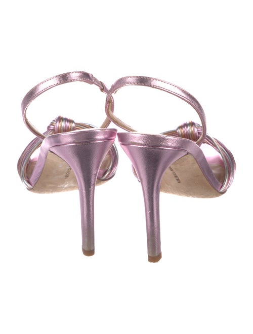 Veronica Beard Leather Slingback Sandals