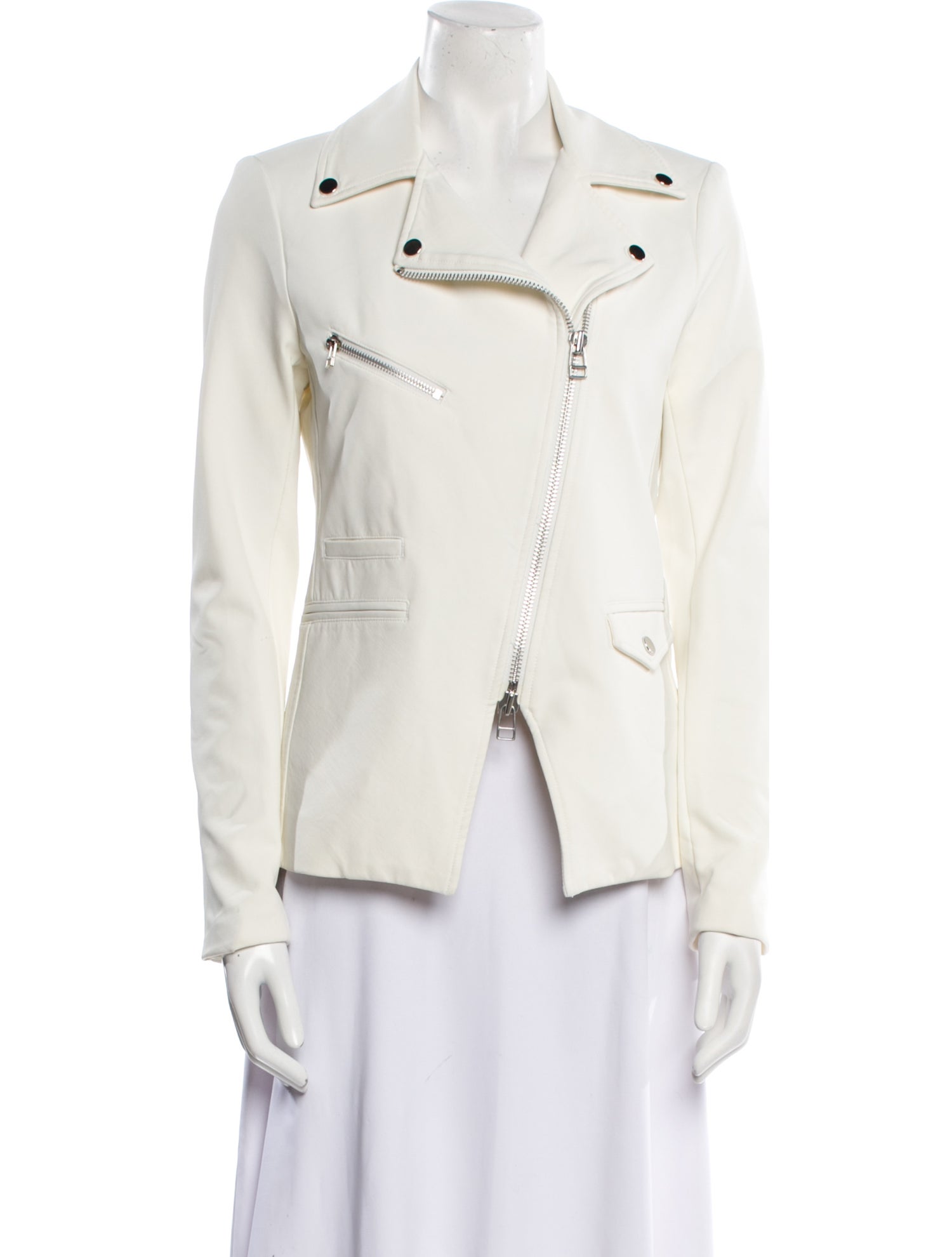 Veronica Beard Nylon Biker Jacket