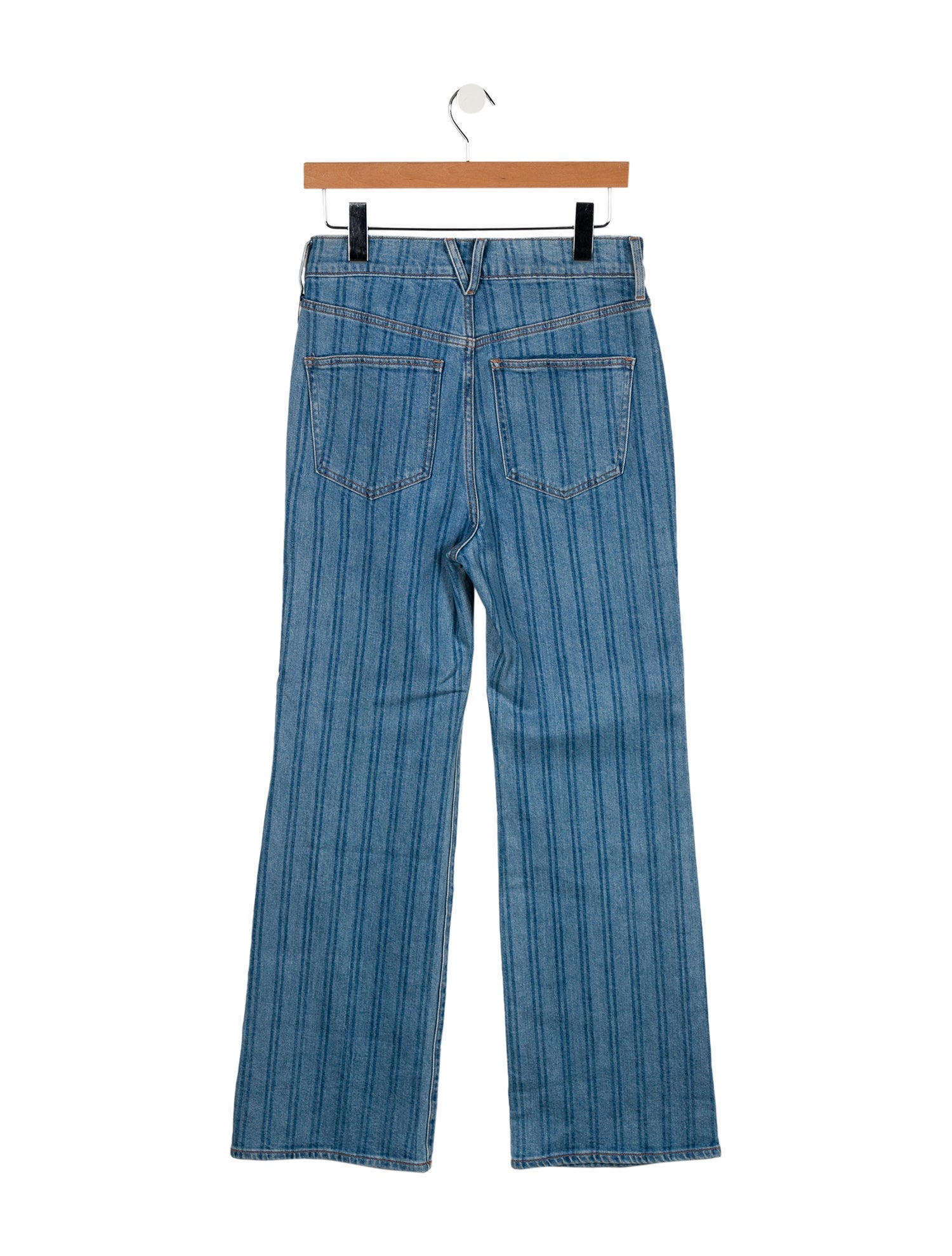 Veronica Beard High-Rise Wide Leg Jeans