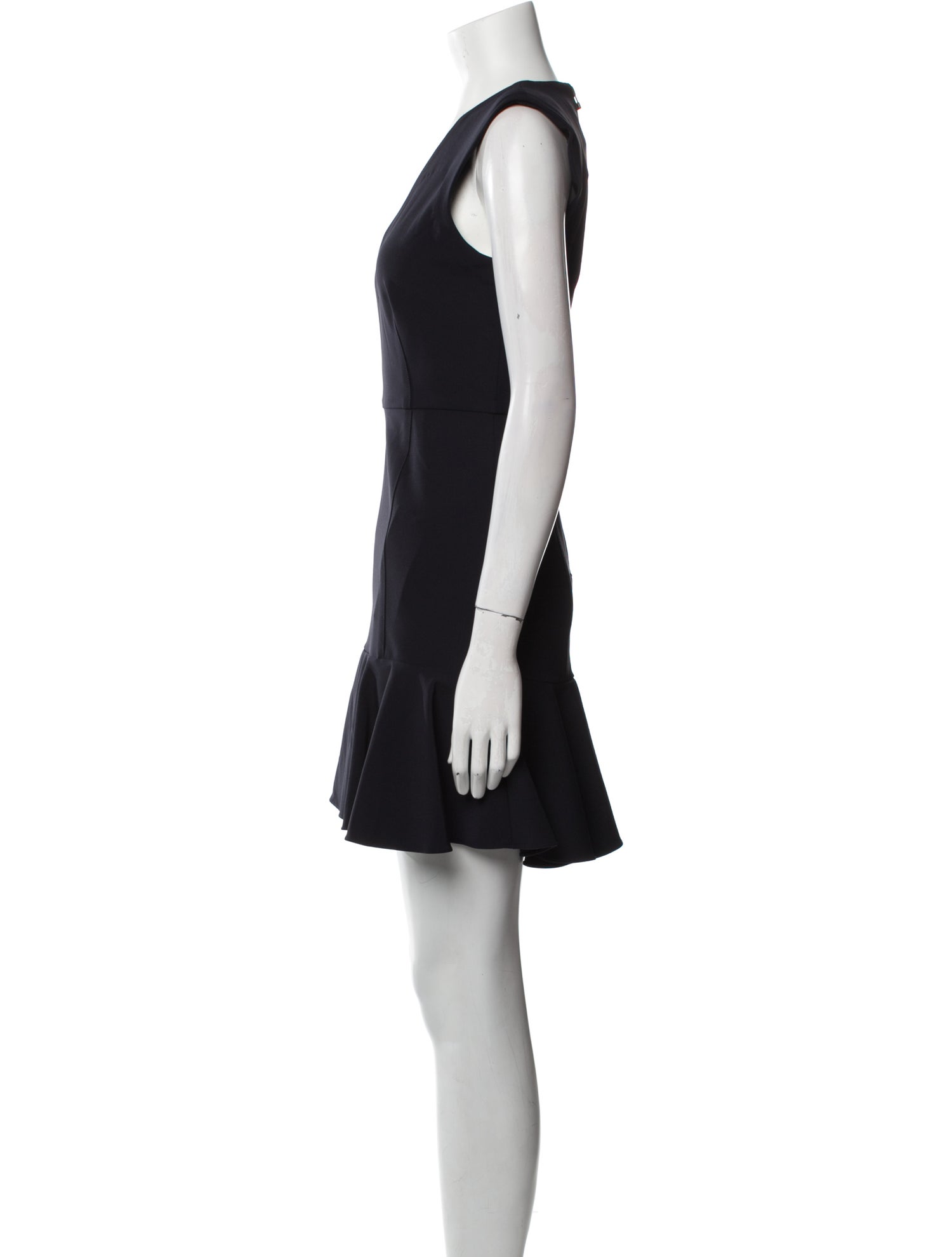 Veronica Beard V-Neck Mini Dress