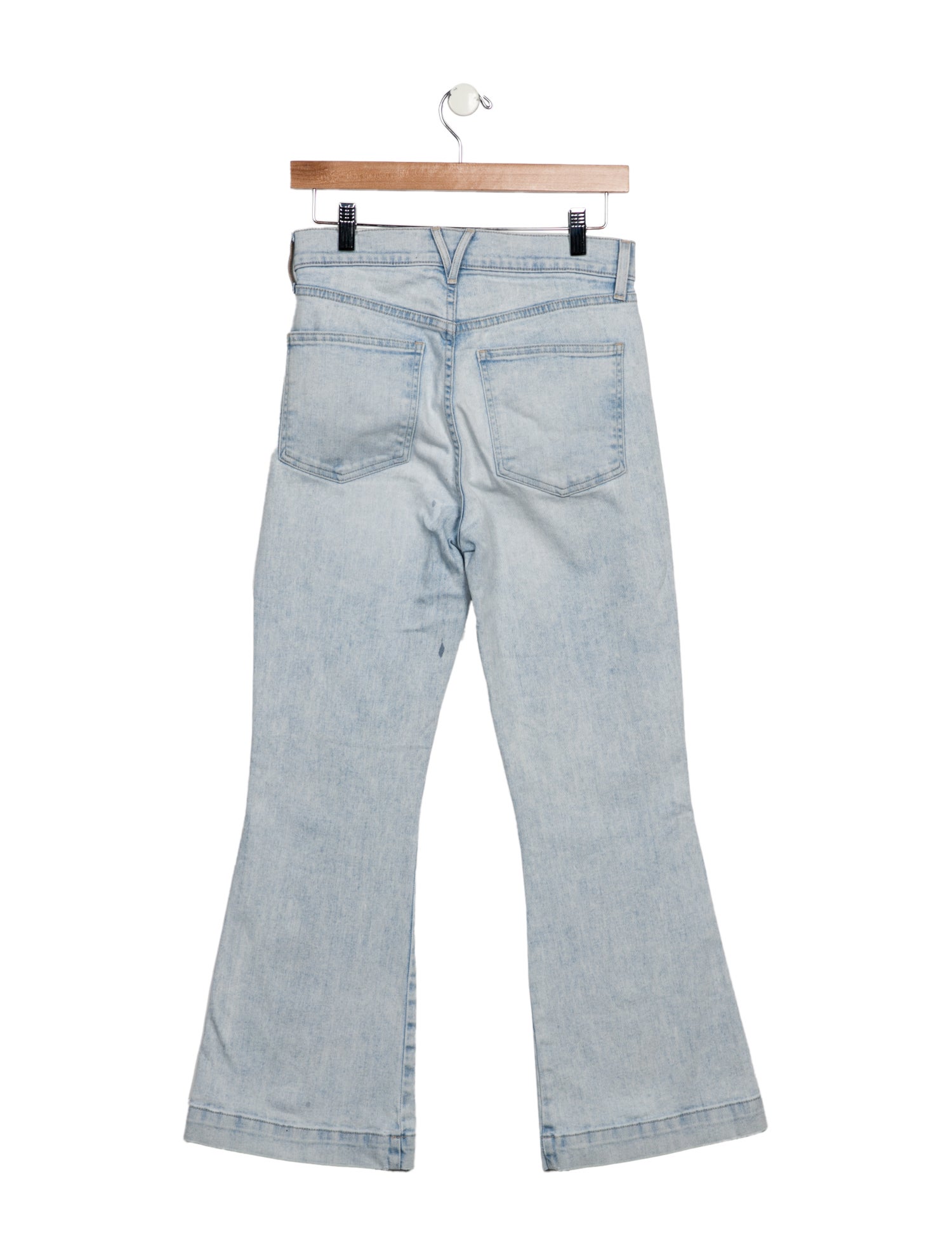 Veronica Beard Mid-Rise Wide Leg Jeans