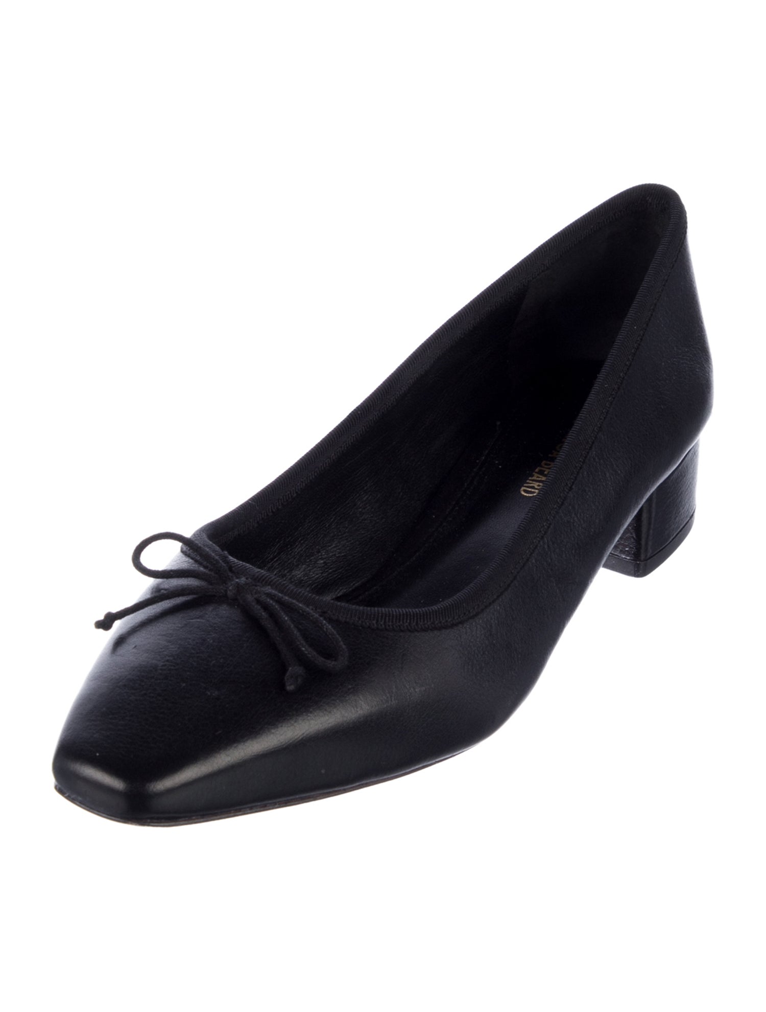 Veronica Beard Leather Grosgrain Trim Pumps
