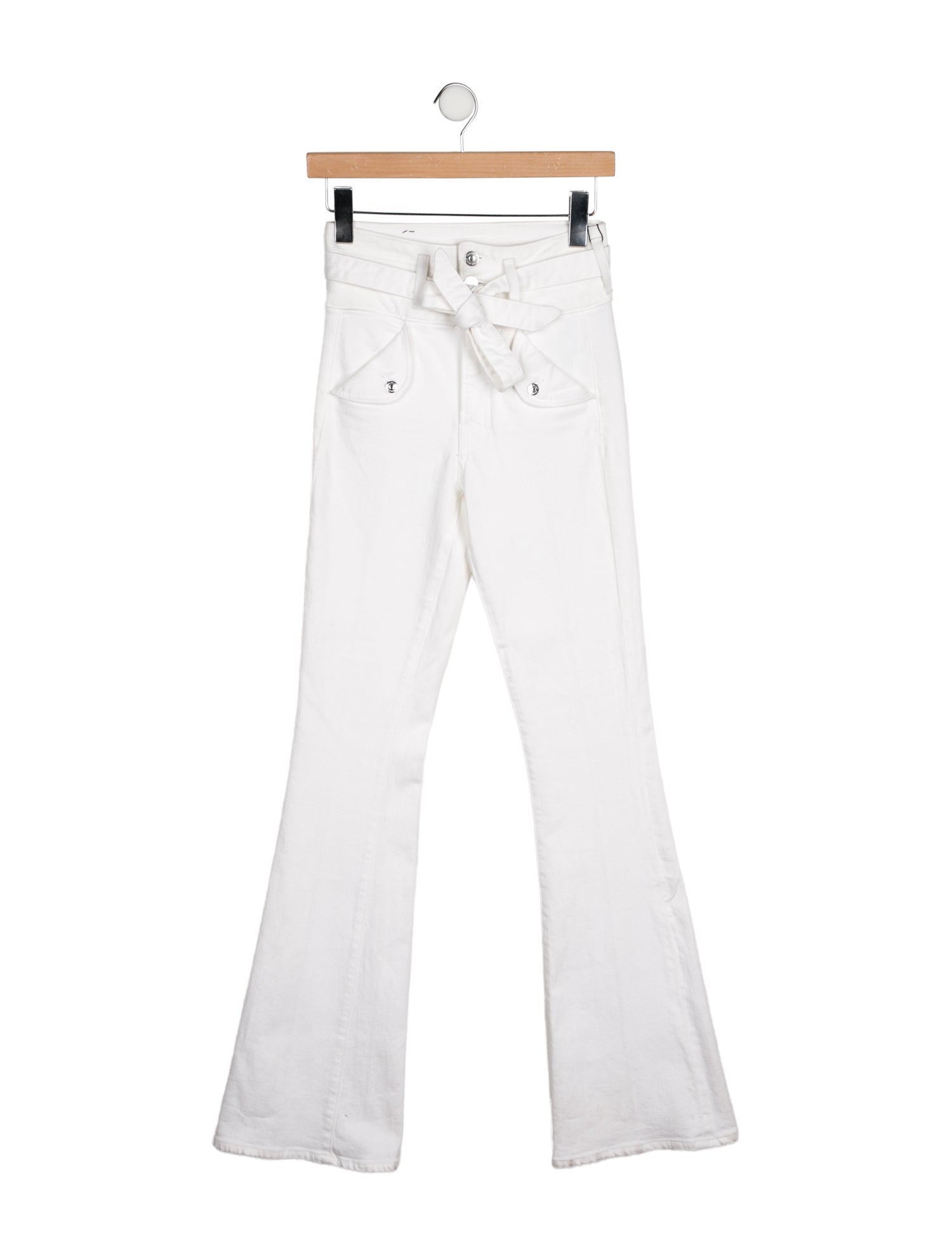 Veronica Beard High-Rise Straight Leg Jeans