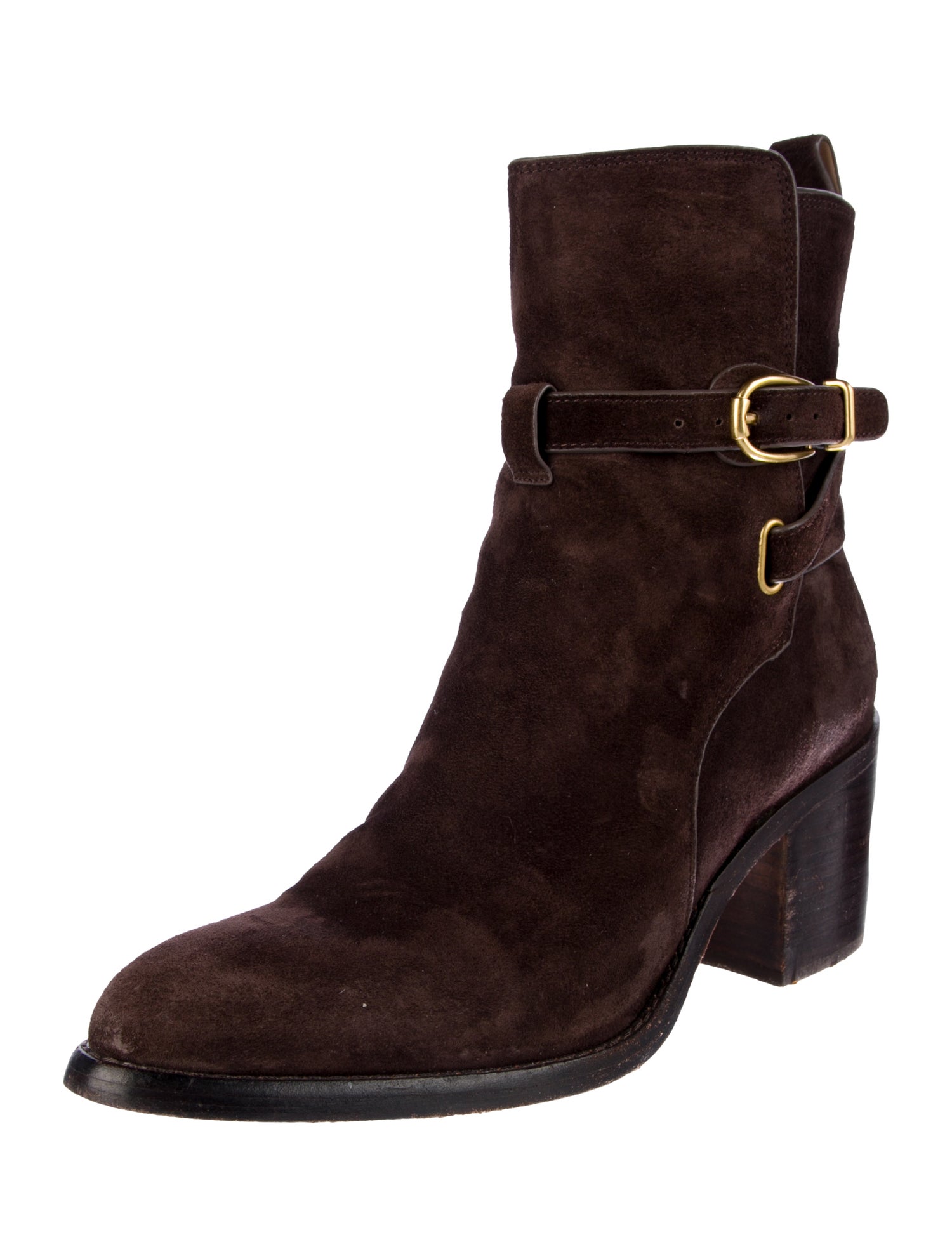 Veronica Beard Suede Moto Boots