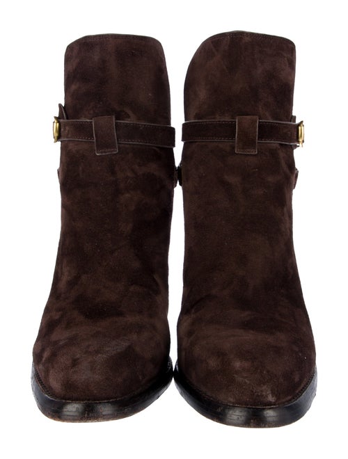 Veronica Beard Suede Moto Boots