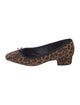 Veronica Beard Suede Animal Print Pumps