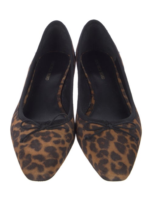 Veronica Beard Suede Animal Print Pumps