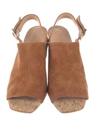 Veronica Beard Suede Slingback Sandals