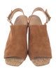 Veronica Beard Suede Slingback Sandals