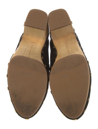 Veronica Beard Suede Studded Accents Mules