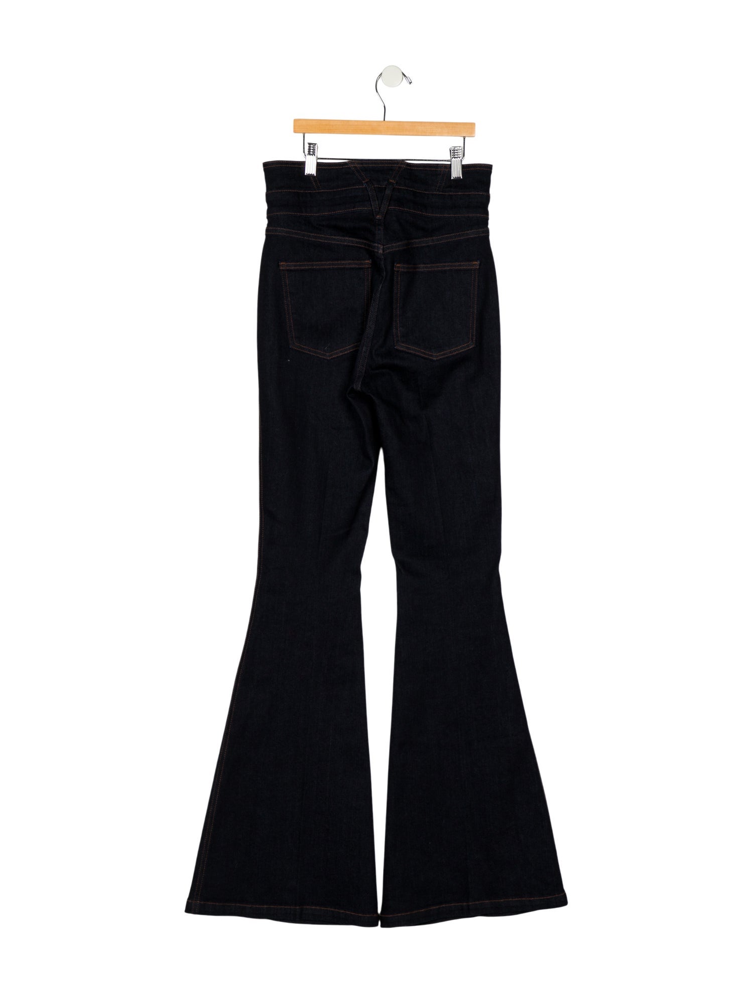 Veronica Beard High-Rise Wide Leg Jeans