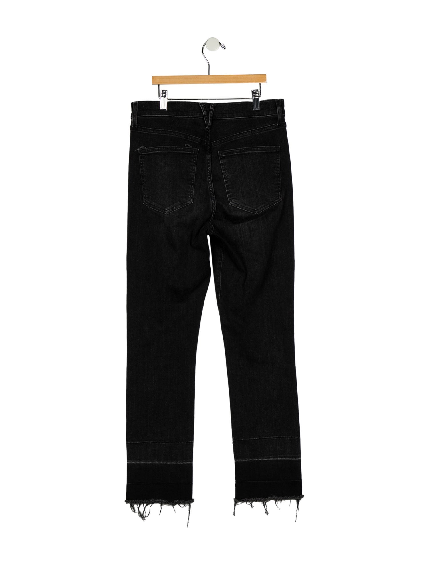 Veronica Beard High-Rise Straight Leg Jeans