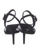 Veronica Beard Suede Crystal Embellishments Sandals