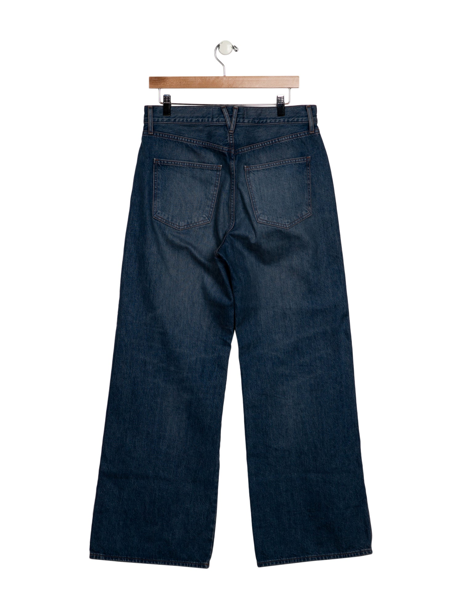 Veronica Beard High-Rise Wide Leg Jeans