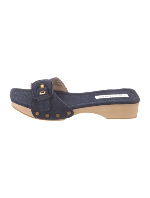Veronica Beard Denim Slides