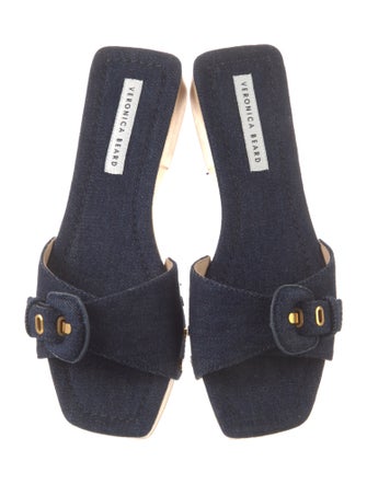 Veronica Beard Denim Slides