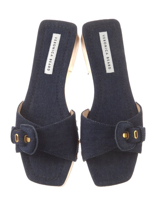Veronica Beard Denim Slides