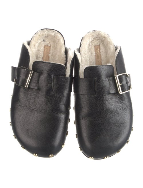 Veronica Beard Leather Mules