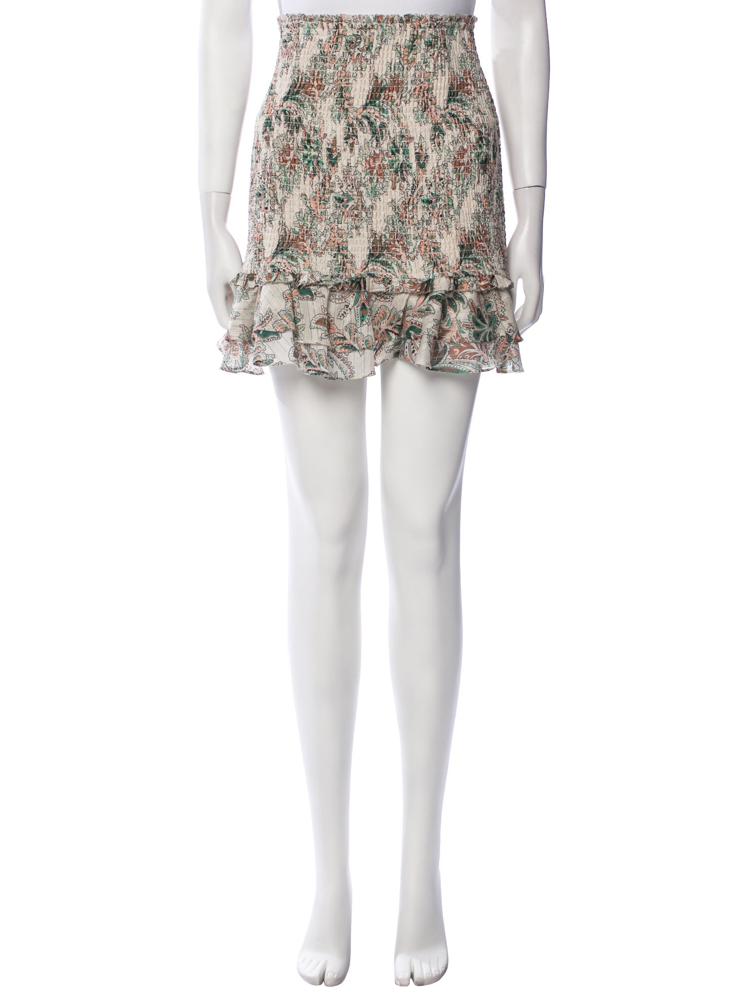 Veronica Beard Paisley Print Mini Skirt