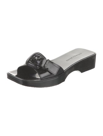 Veronica Beard Patent Leather Slides