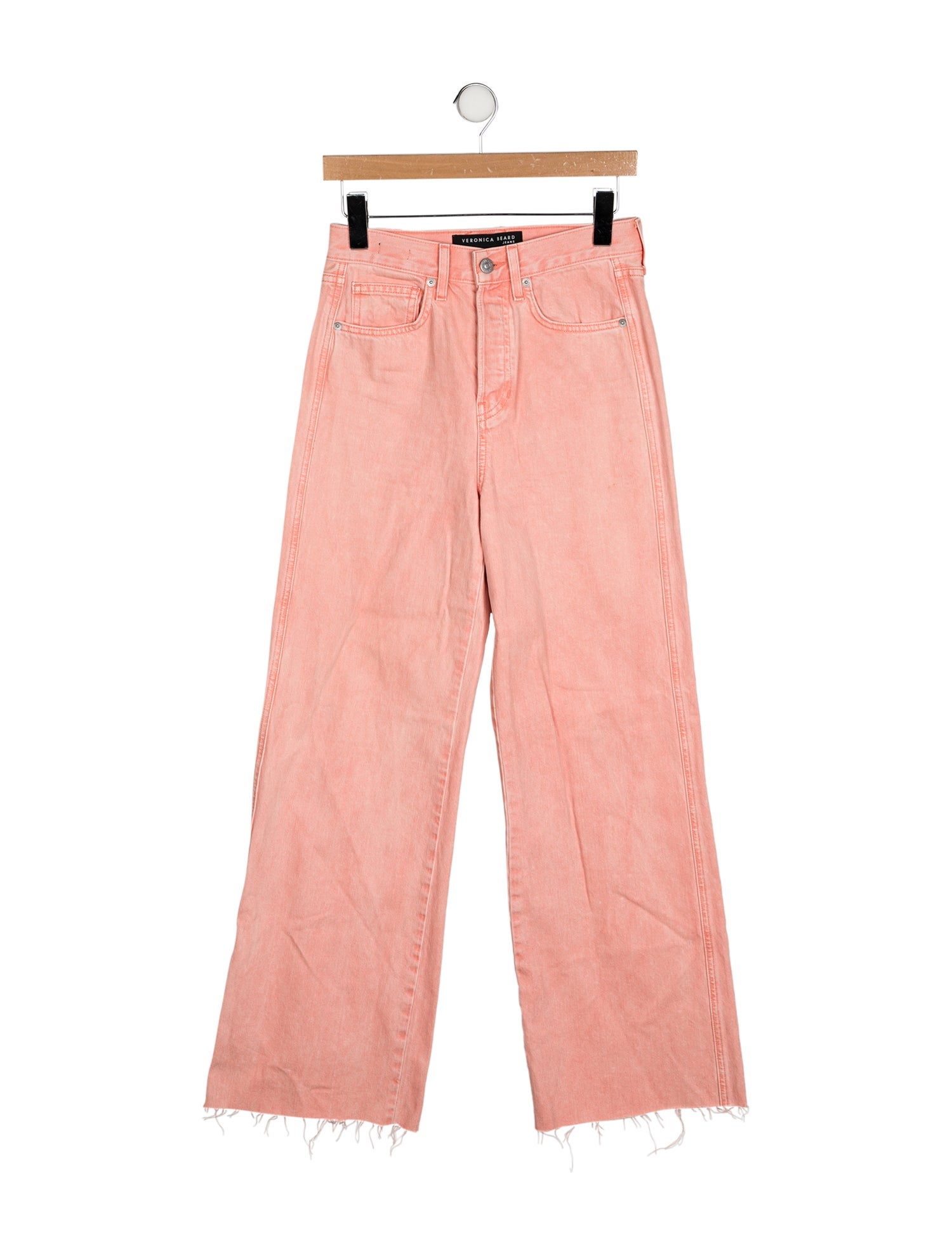 Veronica Beard High-Rise Wide Leg Jeans